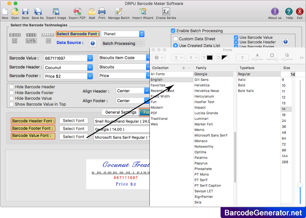 barcode generator software for mac